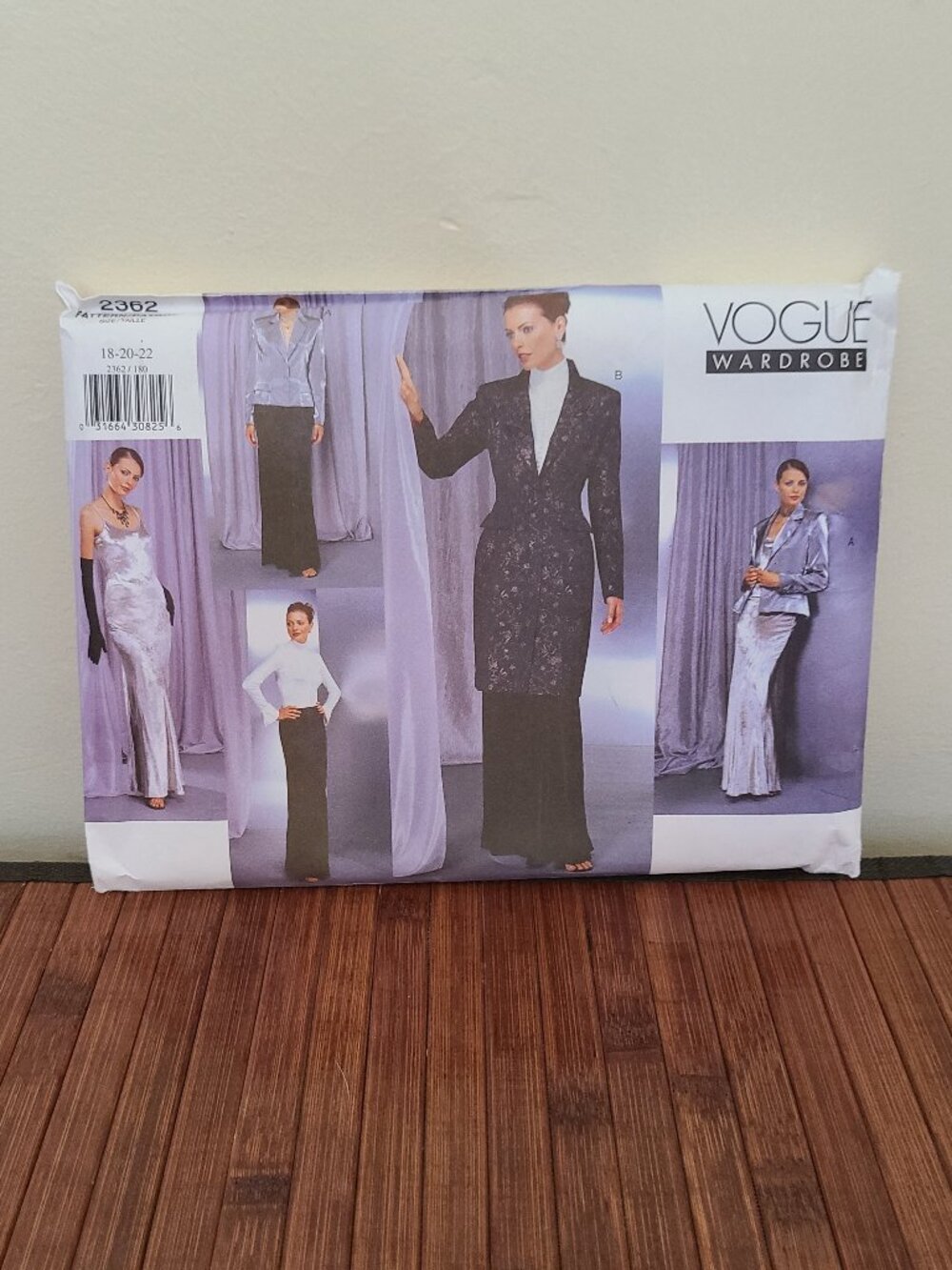 Vintage 90s Vogue Pattern 2362 Jacket/Dress/Blouse/Skirt Sz 18-22